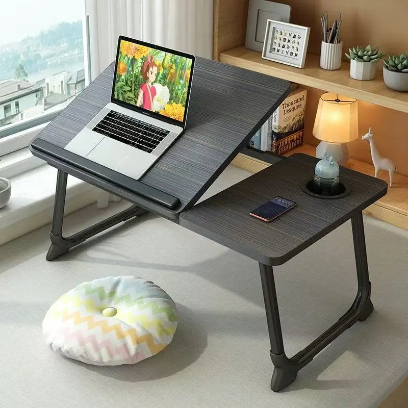 Portable Laptop Bed Table Bedroom Sofa Foldable Computer Bed Standing Tray Desk
