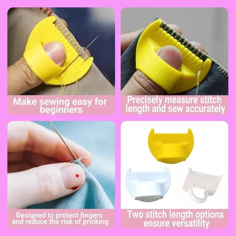 DIY Sewing Guide Template Kit for Consistent Stitches – 3Mm Spacing Precision Sewing Tool for Fabric Embroidery & Leathercraft