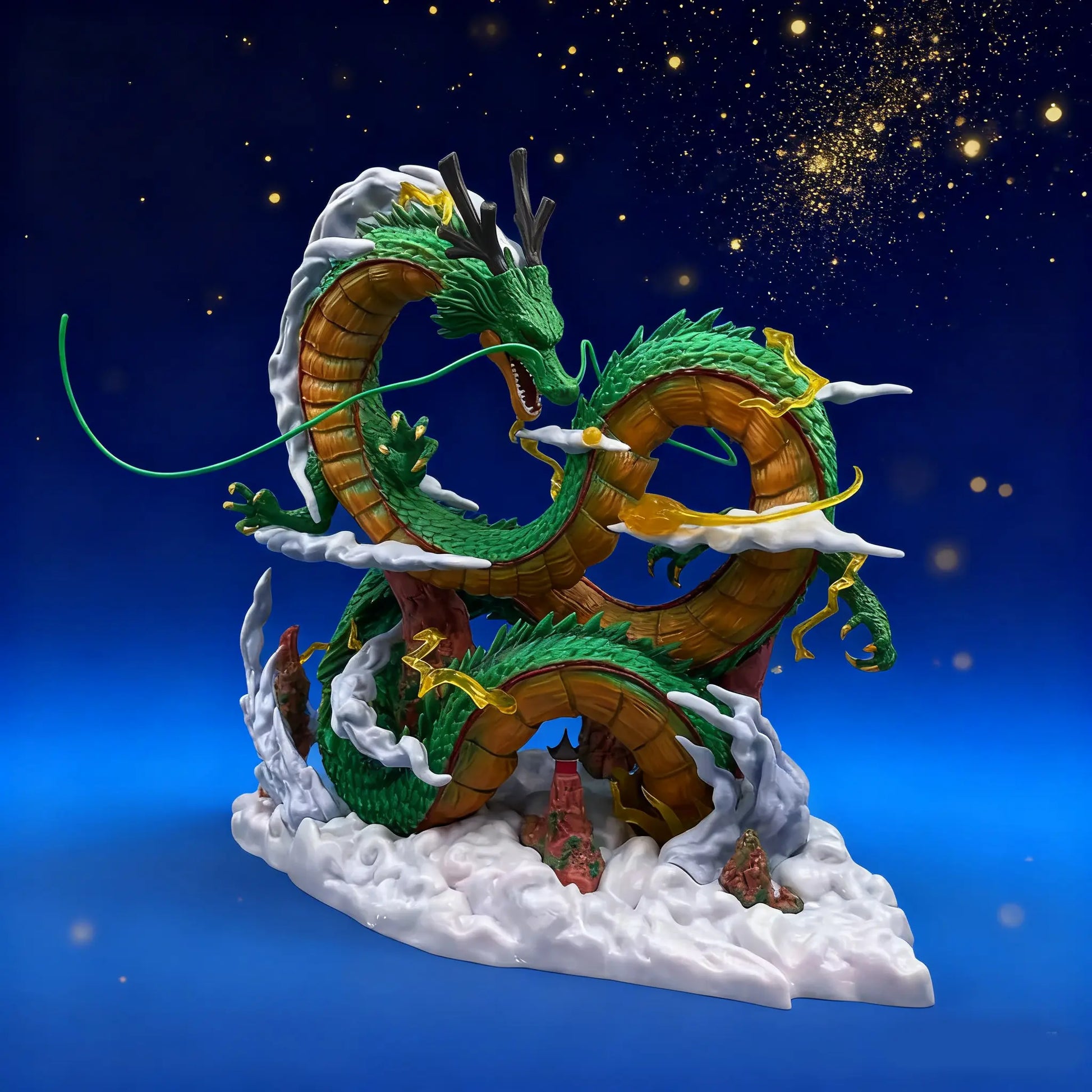 DLDA New Dragon Sculpture 24CM Mannequin Head Ornaments Dragon Vs Model PVC Gift Box for Home Decoration Christmas Gift Collection Summerwins