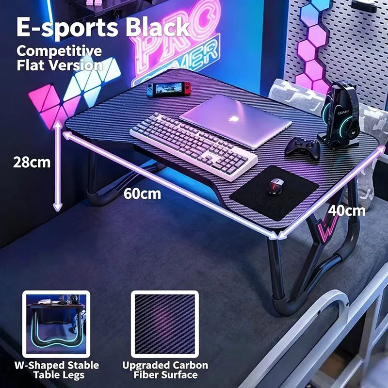 Portable Laptop Bed Table Bedroom Sofa Foldable Computer Bed Standing Tray Desk