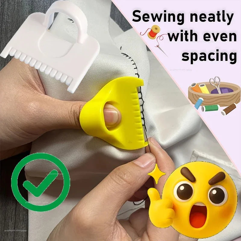 DIY Sewing Guide Template Kit for Consistent Stitches – 3Mm Spacing Precision Sewing Tool for Fabric Embroidery & Leathercraft