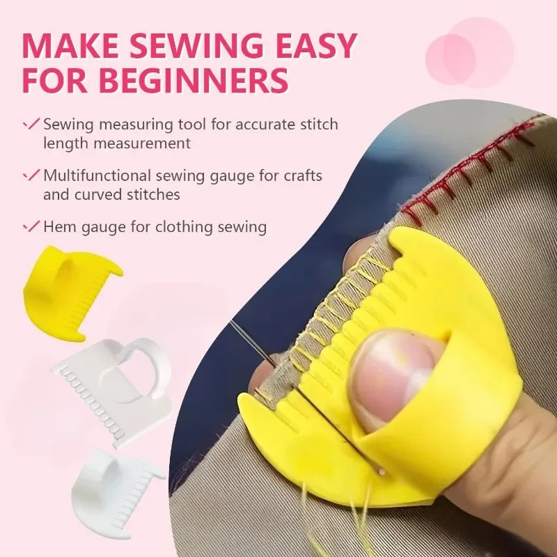DIY Sewing Guide Template Kit for Consistent Stitches – 3Mm Spacing Precision Sewing Tool for Fabric Embroidery & Leathercraft