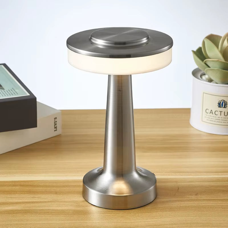 Touch Led Charging Table Lamp Creative Dining Hotel Bar Coffee Table Lamp Outdoor Night Light Living Room Decorative Desk Lamp